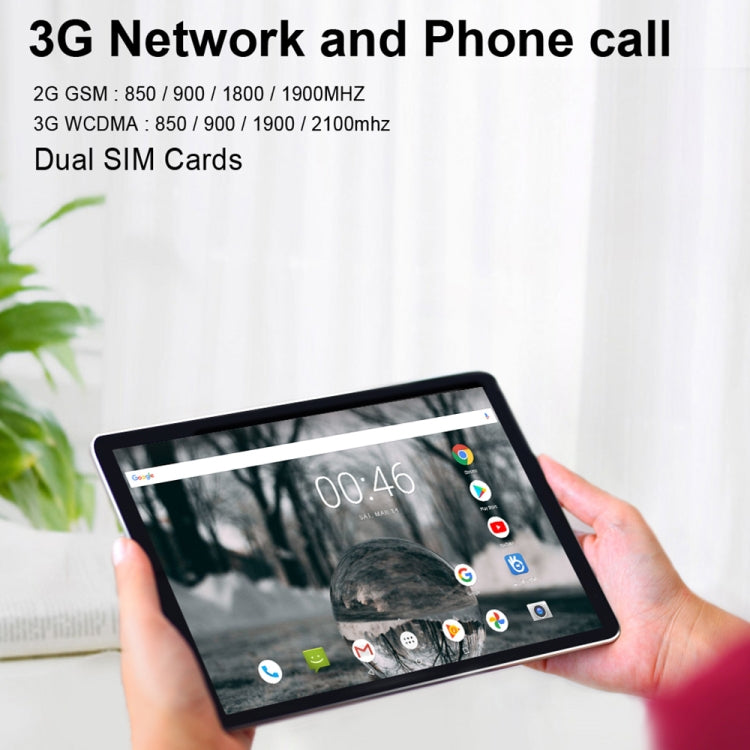 BDF H1 3G Phone Call Tablet PC, 10.1 inch, 2GB+32GB, Android 9.0, MTK8321 Octa Core Cortex-A7, Support Dual SIM & Bluetooth & WiFi & GPS, EU Plug(Sky Blue) - BDF by BDF | Online Shopping UK | buy2fix
