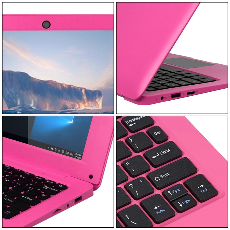 A133 10.1 inch Laptop, 2GB+16GB, Android 7.1,  Allwinner A133 Quad Core CPU 1.6Ghz, Support Bluetooth & WiFi, EU Plug(Pink) - Others by buy2fix | Online Shopping UK | buy2fix
